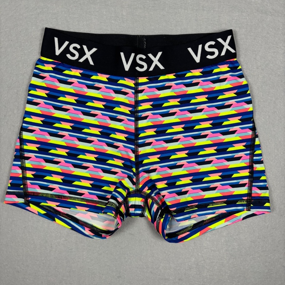 Victoria's Secret Sport Spandex ShortsGeometric Pattern Workout Size Small 3"